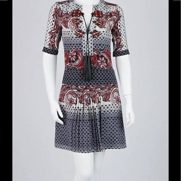 NWOT Gucci leather tassel detail dress - Picture 2 of 8